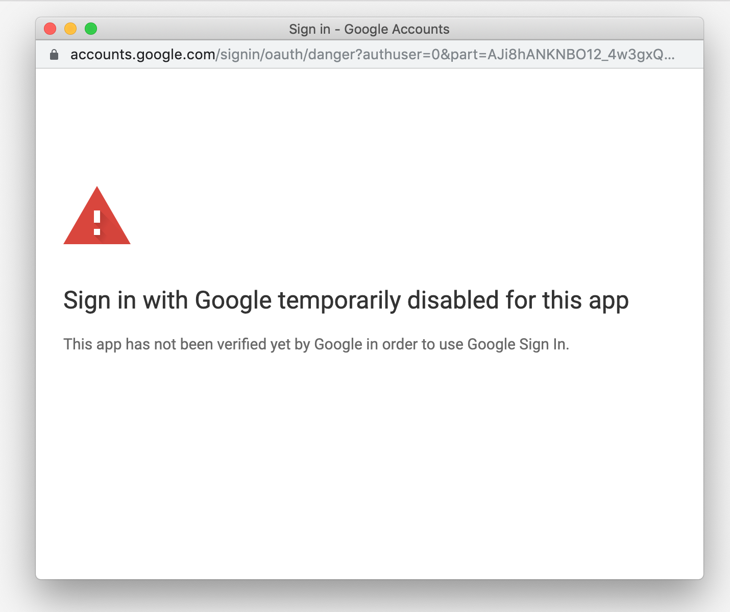 Google form internal error
